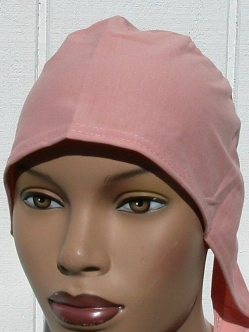 Miami Pink Cotton Tie Back Bonnet Hijab Undercap